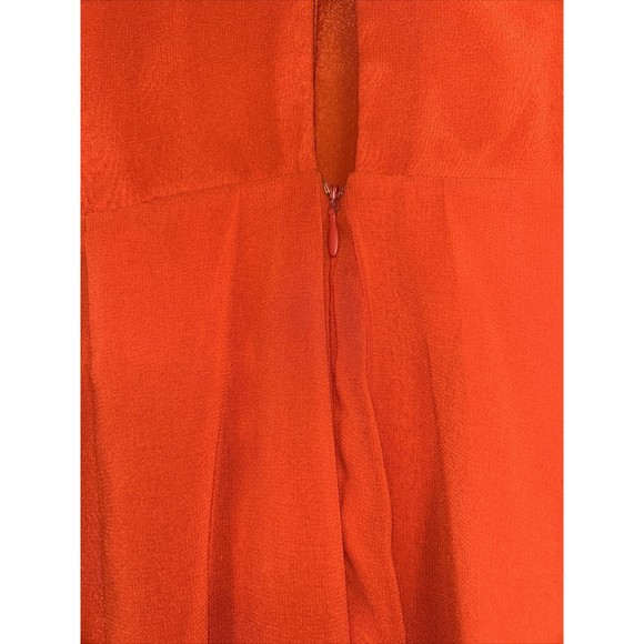 Fable Xs Dress. Fit And Flare. Side Back Cut Outs. Slit Back. Adjust Straps. - Picture 10 of 10